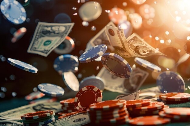 Hand ranking payout table for Caribbean Stud Poker on winlive4